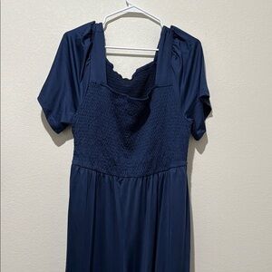 SHEIN Curve Navy Apparel